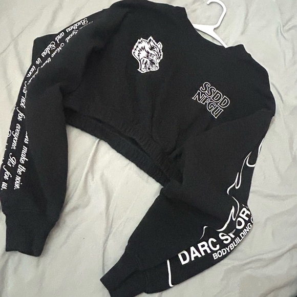 Darc Sport Sweaters - darcsport cropped sweatshirt